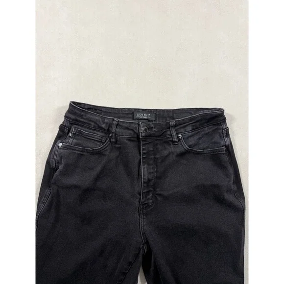 Judy Blue Womens 16W Black High Rise Skinny Jeans Raw Step Hem JB88551  32X26 - Picture 6 of 10